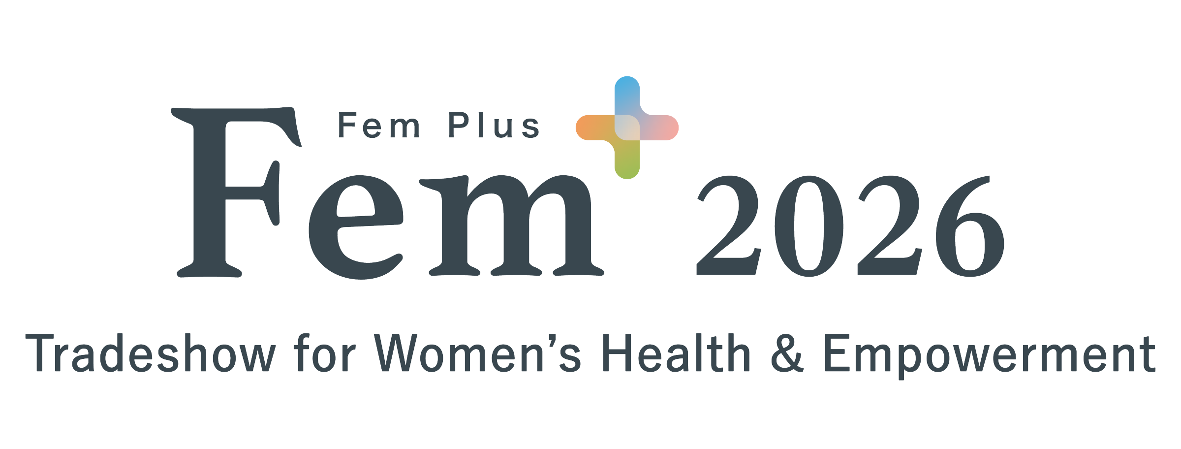 Fem+ logo with its tagline "Empowering women through every stage of life."