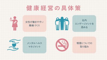 健康経営の具体策