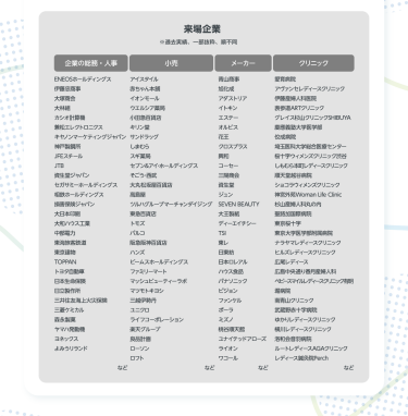 来場企業
