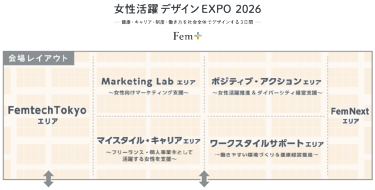 女性活躍デザインEXPO 2026 会場レイアウト